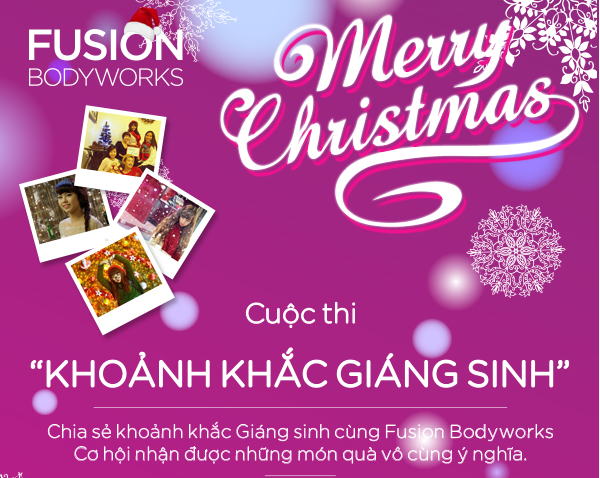 Chia sẻ khoảnh khắc Giáng sinh cùng Fusion Bodyworks