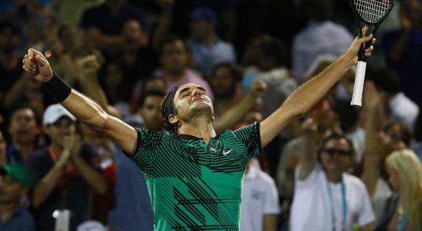 Đánh bại Kyrgios, Federer tái ngộ Nadal ở chung kết Miami Open