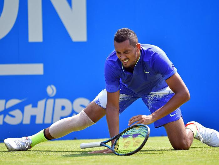 Dính chấn thương, “trai hư” Kyrgios vẫn quyết dự Wimbledon