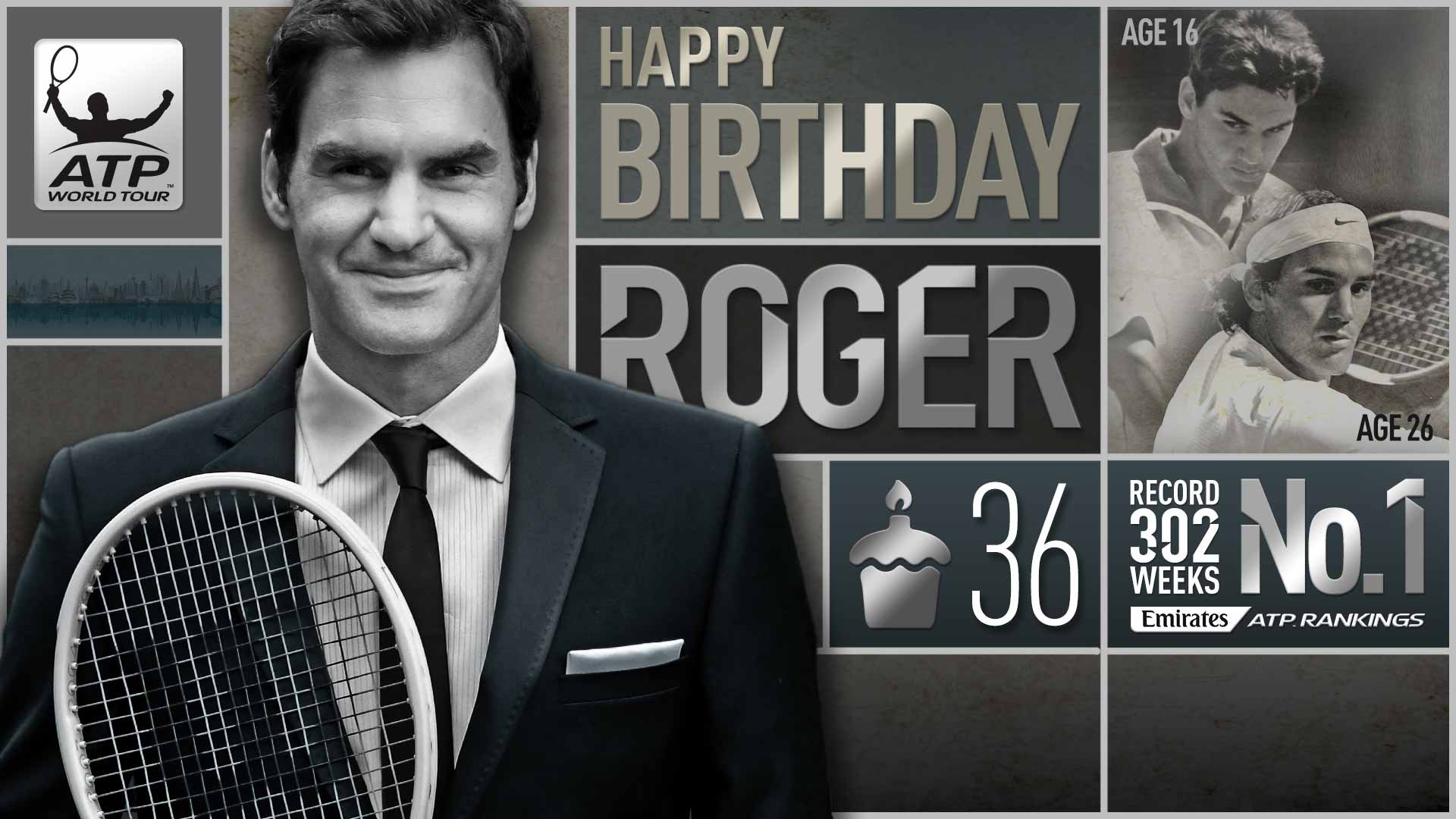 Roger Federer đón tuổi mới với 36 cột mốc thành tích khó tin