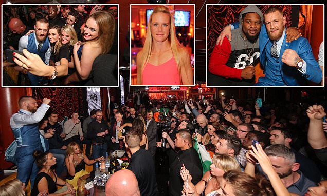 “Gã điên” McGregor giải khuây bằng tiệc tùng