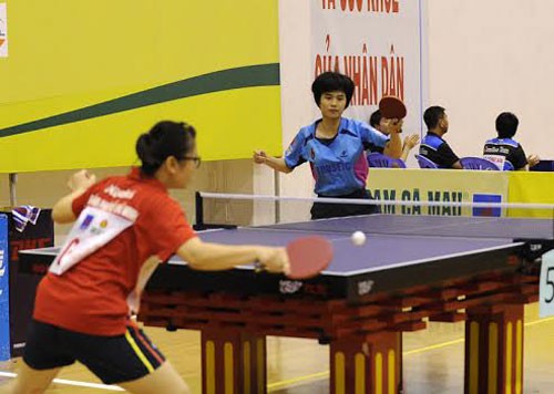 Giải VĐ bóng bàn toàn quốc: Bất ngờ ở nội dung của nam