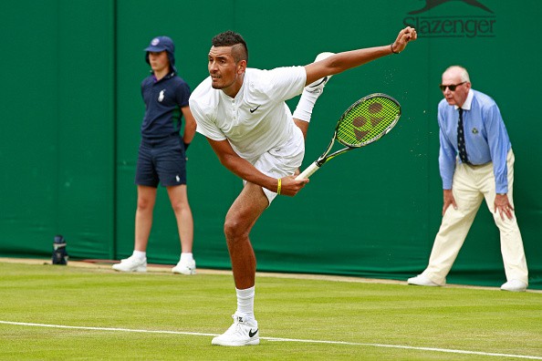 "Bad boy" Kyrgios lại bị phạt vì lỗi cư xử tại Wimbledon