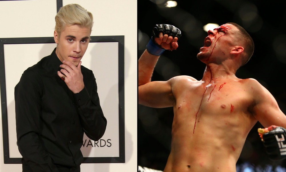 Mục tiêu tiếp theo của Nate Diaz là… Justin Bieber