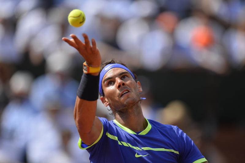 Nadal giao bóng rất hiệu quả tại Roland Garros 2017 Nadal giao bóng rất hiệu quả tại Roland Garros 2017