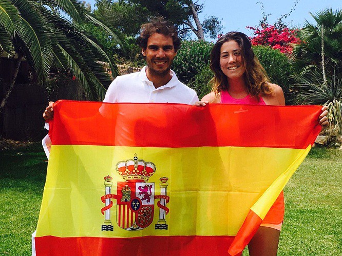 Nadal và Muguruza giúp Tây Ban Nha có 2 tay vợt cùng giữ vị trí số 1 thế giới Nadal và Muguruza giúp Tây Ban Nha có 2 tay vợt cùng giữ vị trí số 1 thế giới