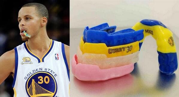 Những bí mật thú vị về chiếc bảo vệ hàm răng của Stephen Curry