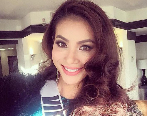 Phạm Hương bất ngờ trượt Top 15 Hoa hậu Hoàn vũ 2015