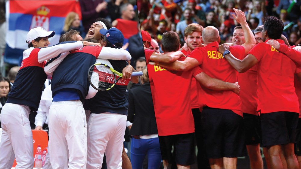 Pháp chạm trán Bỉ ở chung kết Davis Cup
