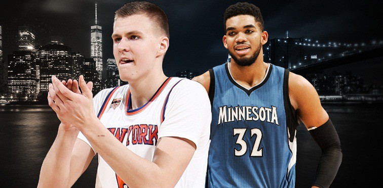 Porzingis và Towns: Hai người bạn, một mục tiêu
