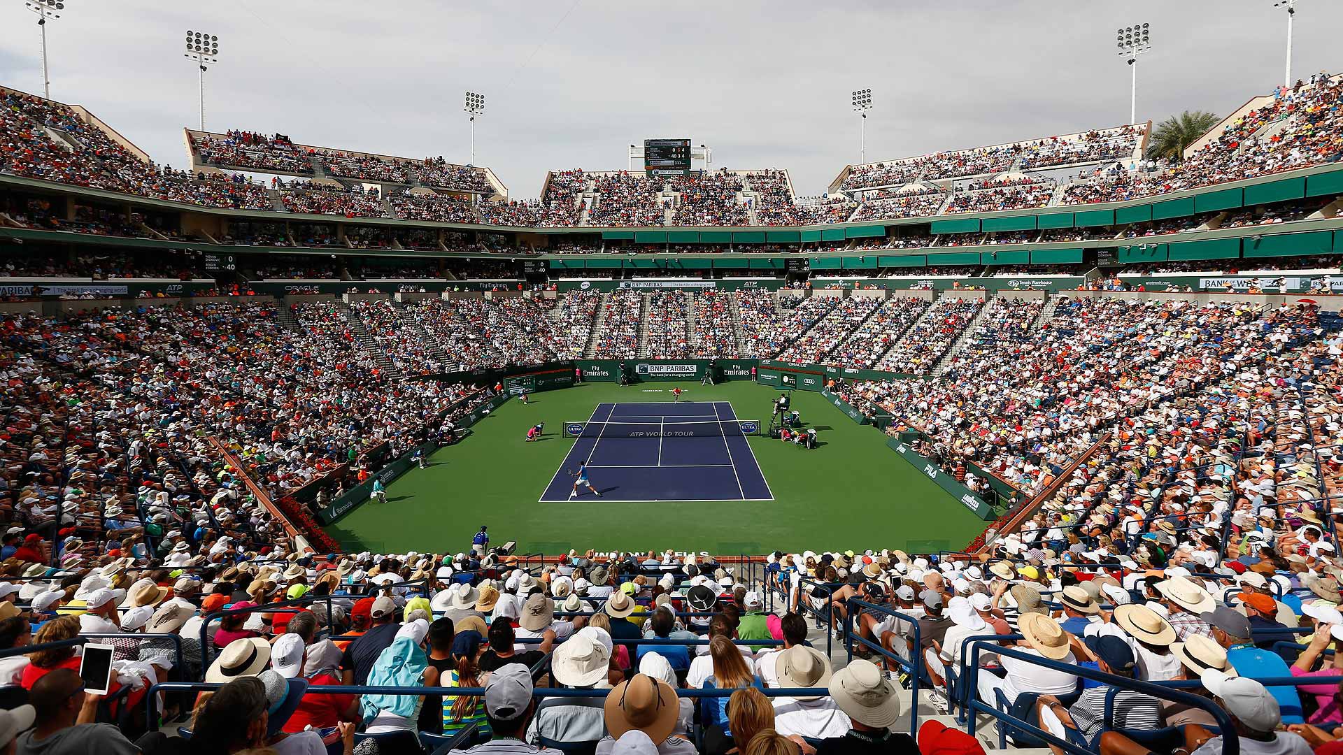 Tennis Garden nổi tiếng với sự hiện đại