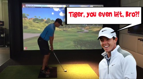 Rory McIlroy trêu chọc đàn anh Tiger Woods