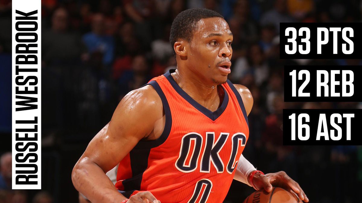 Russell Westbrook đi vào lịch sử NBA