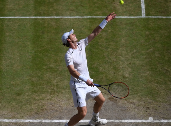 Murray từng ủng hộ tiền cho trẻ em tị nạn bằng cú ace năm 2015 Murray từng ủng hộ tiền cho trẻ em tị nạn bằng cú ace năm 2015