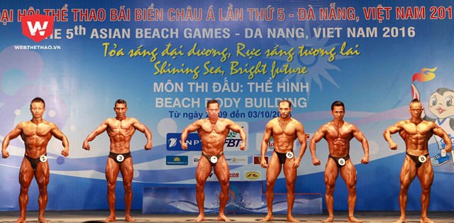 Thể hình Việt Nam đại thắng tại Đại hội thể thao bãi biển Châu Á