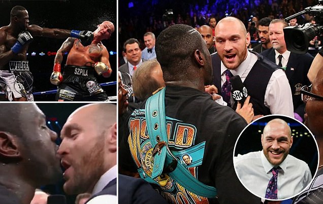Tyson Fury thách thức Wilder trên võ đài