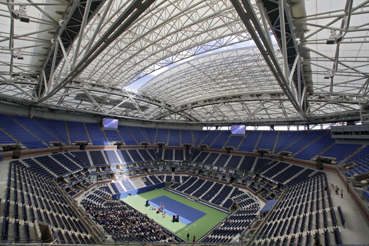 US Open 2016: Mái che ảnh hưởng không đáng kể tới độ nẩy của bóng