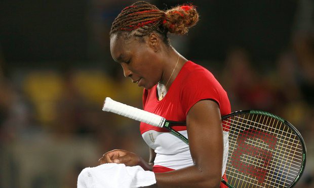 Olympic 2016: Venus Williams gục ngã ngay vòng 1