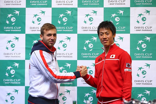 Video Davis Cup 2016: Kei Nishikori 3-0 Daniel Evans