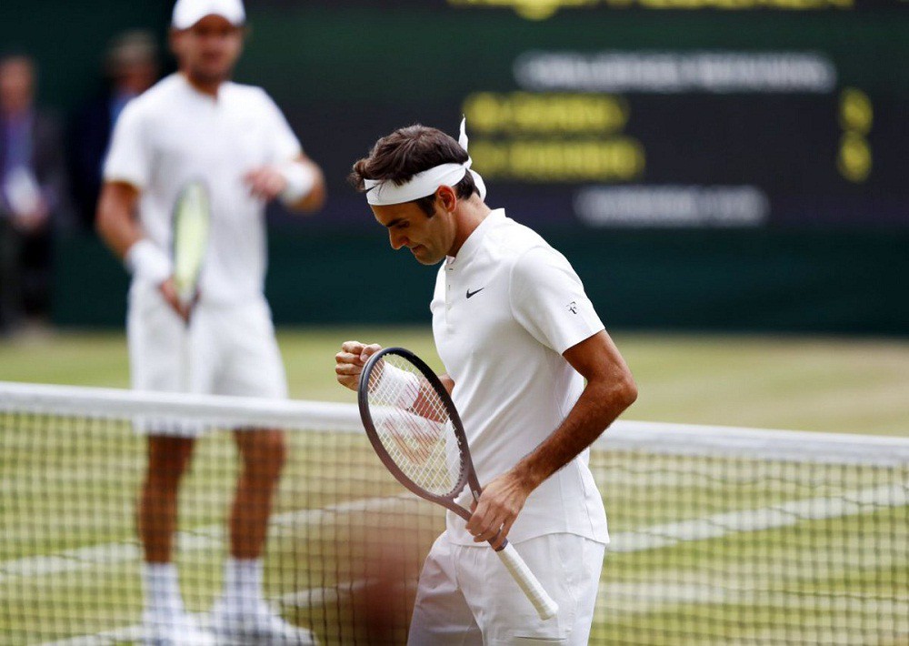 Wimbledon ngày 6: Bản lĩnh của Federer và Djokovic