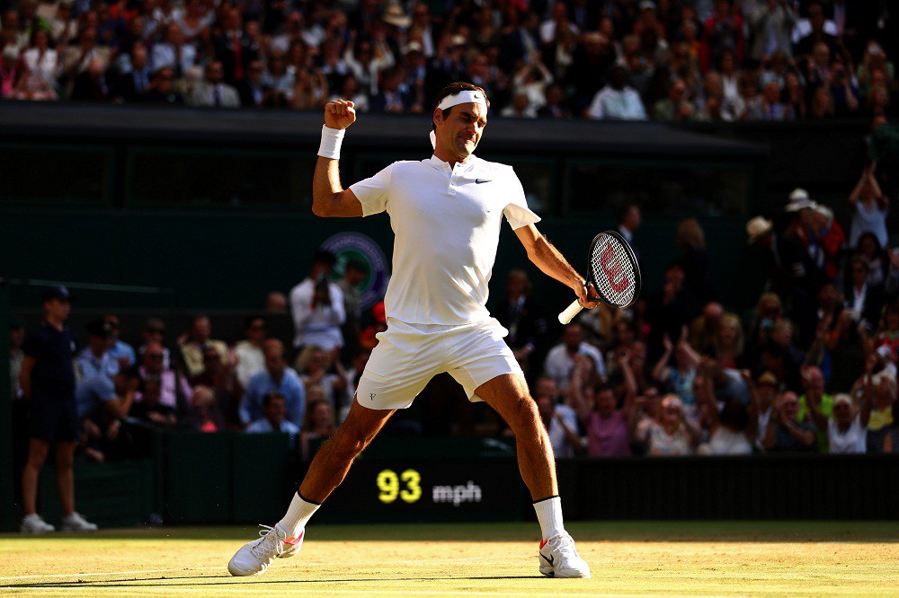 Wimbledon ngày 9: Federer lập kỷ lục ở trận đấu thứ 100