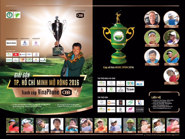 Hấp dẫn giải Golf TP. HCM Mở rộng lần 2 năm 2016