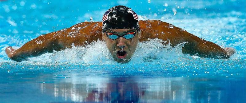 Thể hình đáng kinh ngạc của Michael Phelps