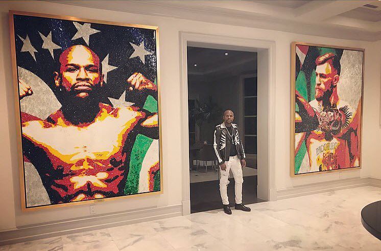 Bản tin MMA ngày 26/9: Mayweather kỷ niệm trận May-Mac bằng tranh