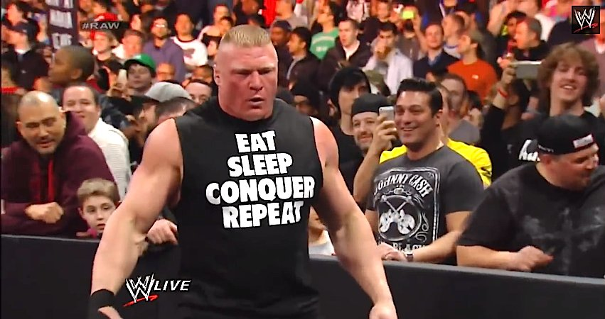 Brock Lesnar không thích đôi co, chỉ muốn được chiến đấu
