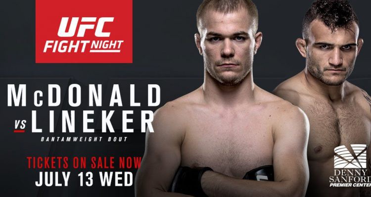 UFC FN 91: Lineker hạ gục McDonald sau chưa đầy 3 phút