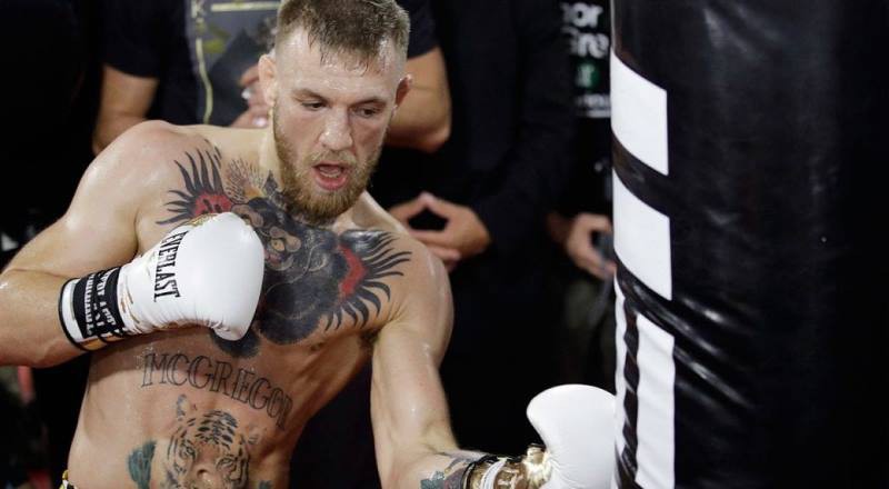 Video: Tiết lộ cảnh đối luyện của McGregor trước trận đấu tỷ đô