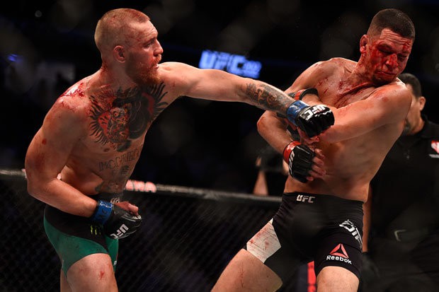 Conor McGregor vs. Nate Diaz từng là cặp đấu rất đáng xem Conor McGregor Nate Diaz
