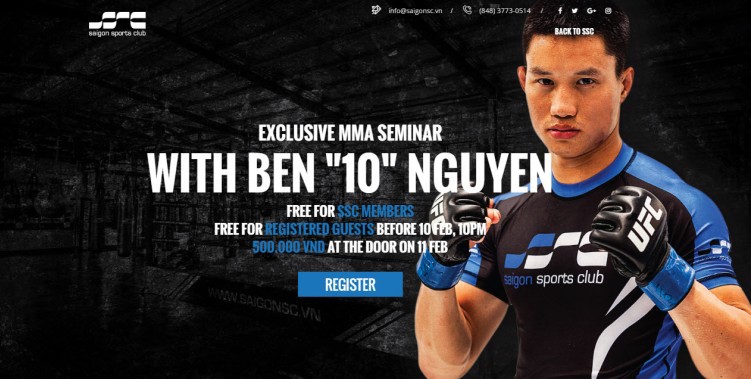 Giao lưu và tập luyện cùng Ben Nguyễn tại Saigon Sports Club