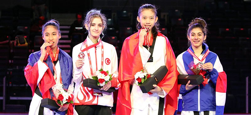 Hồ Thị Kim Ngân đoạt HCV Taekwondo trẻ Thế giới