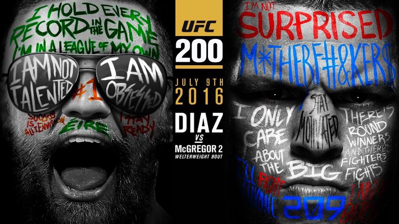 Lịch thi đấu UFC 202: Nate Diaz vs. Conor McGregor 2