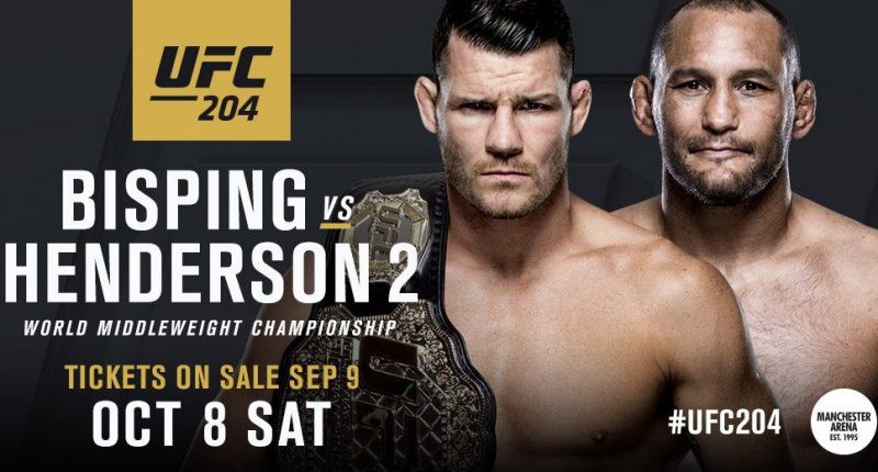 Lịch thi đấu UFC 204: Michael Bisping vs. Dan Henderson
