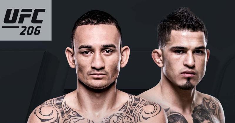 Lịch thi đấu UFC 206: Max Holloway vs. Anthony Pettis