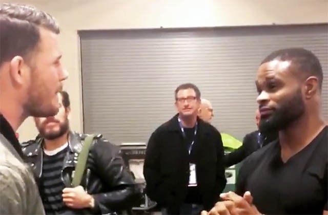 Michael Bisping và Tyron Woodley: Trận superfight ở 180 pound?