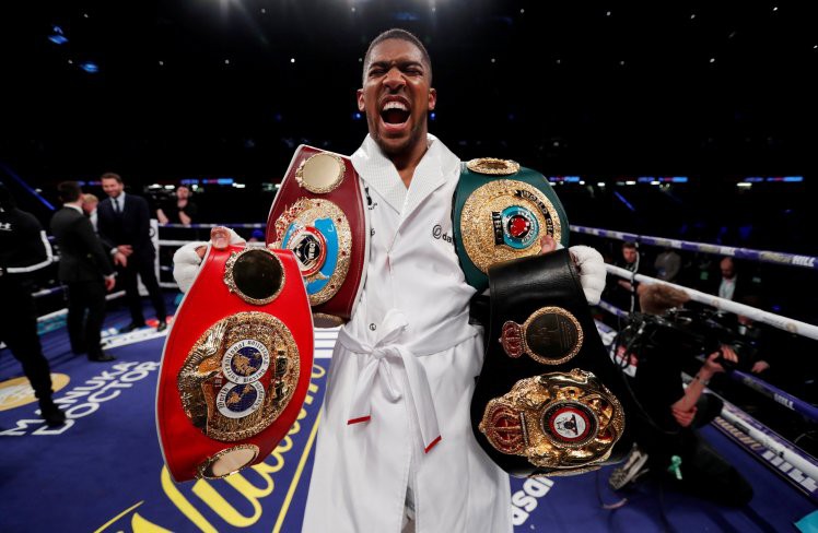 Anthony Joshua chỉ còn cần duy nhất một chiếc đai để hoàn thành mục tiêu thống nhất hạng nặng anthony joshua
