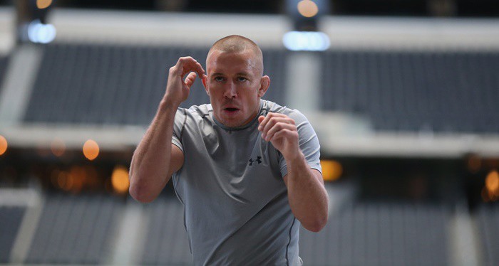 St-Pierre: Lợi thế thể hình chỉ khiến Bisping nằm sàn tốt hơn!
