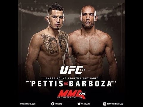 Trực tiếp UFC 197: Edson Barboza	vs. Anthony Pettis