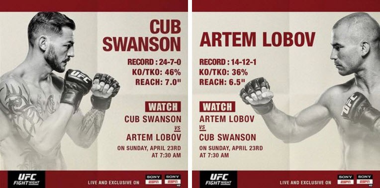 UFC Fight Night 108: Cub Swanson chiến thắng sau 5 hiệp quần thảo cùng Artem Lobov