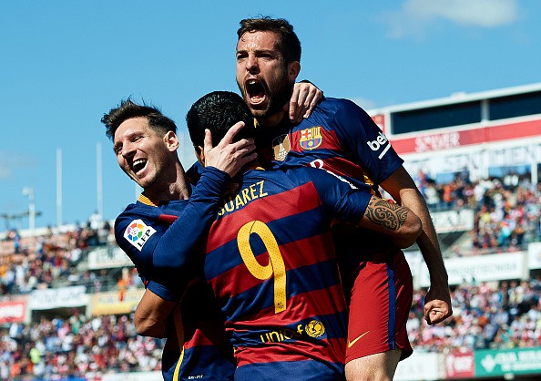 Barca và những con số "khủng" ở La Liga 2015/16