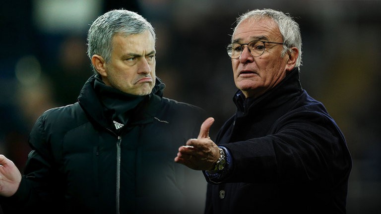Claudio Ranieri hội ngộ Jose Mourinho: Hai mặt đối lập!