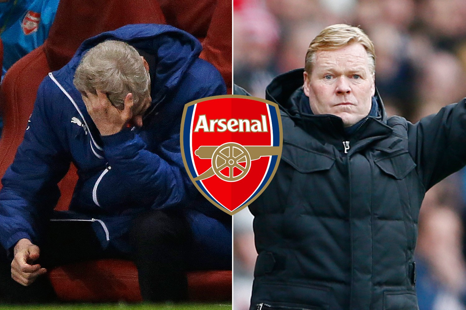 Ronald Koeman sẽ thay thế Wenger sau 1 năm nữa?