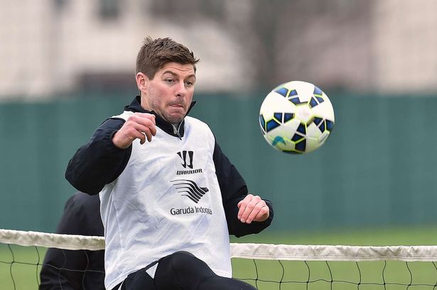 Seven Gerrard trở lại tập luyện cùng Liverpool