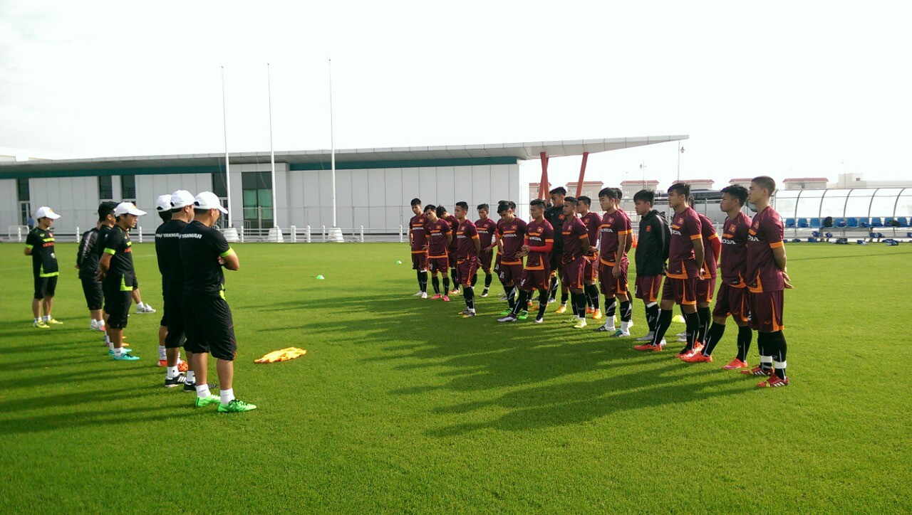 U.23 VN thở phào vì sân tập