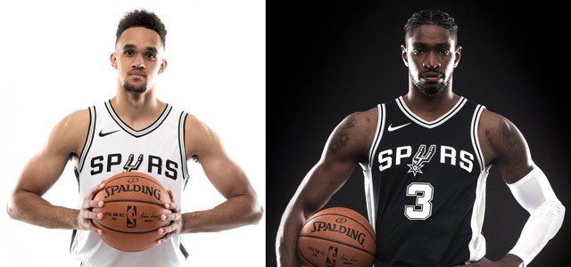 San Antonio Spurs giữ lại thiết kế đơn giản và đầy cổ điển từ những mùa giải trước. San Antonio Spurs giữ lại thiết kế đơn giản và đầy cổ điển từ những mùa giải trước.