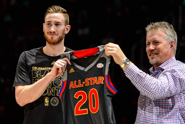 M&agrave;n tr&igrave;nh diễn ấn tượng của Gordon Hayward nửa đầu m&ugrave;a giải 2016-2017 đ&atilde; gi&uacute;p anh được chọn v&agrave;o đội h&igrave;nh All-Star lần đầu ti&ecirc;n trong sự nghiệp.