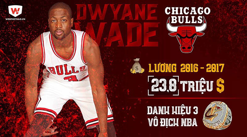 Dwyane Wade tại Chicago Bulls. Dwyane Wade tại Chicago Bulls.